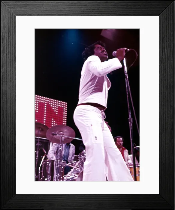 Framed Print : James Brown On The Midnight Special Framed Print : James Brown On The Midnight Special