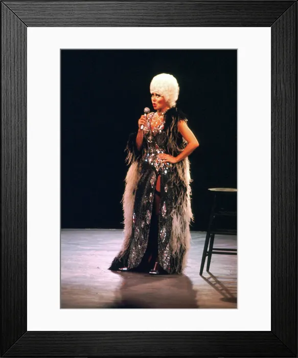 Framed Print : Cher Performing Framed Print : Cher Performing