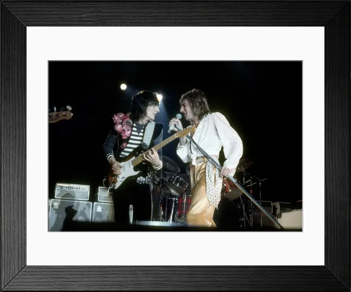 Framed Print : The Faces Performing Framed Print : The Faces Performing