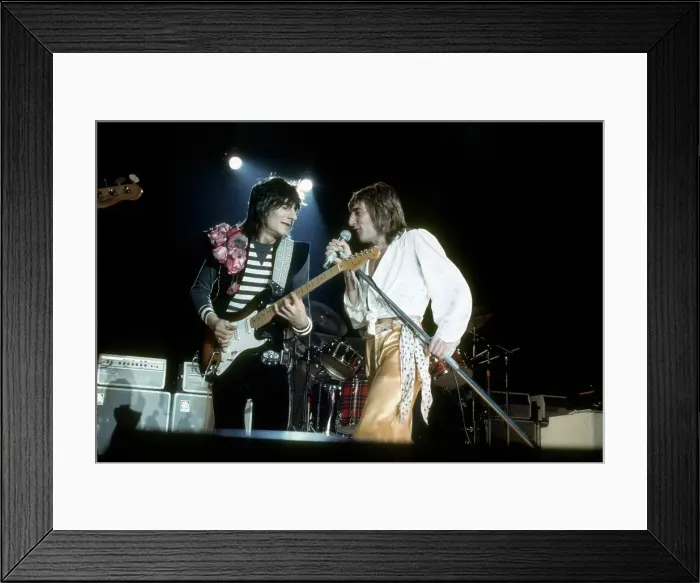 Framed Print : The Faces Performing Framed Print : The Faces Performing