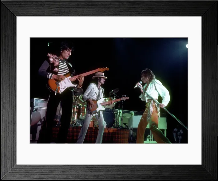 Framed Print : The Faces Performing Framed Print : The Faces Performing