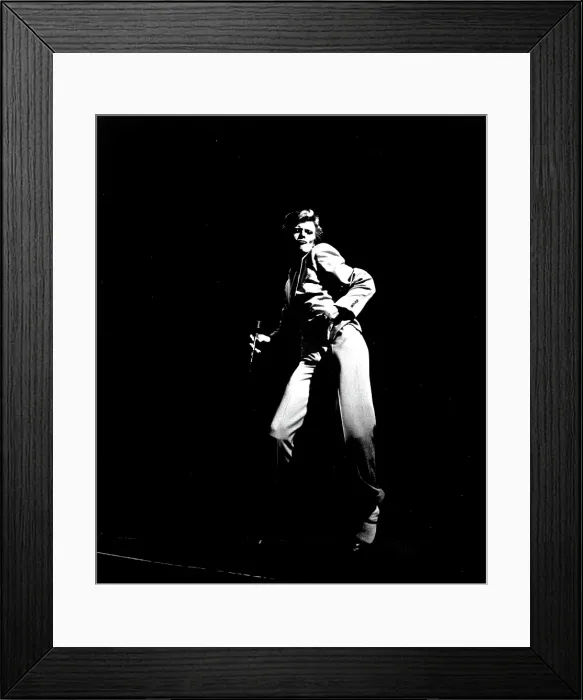 Framed Print : David Bowie Performing In LA Framed Print : David Bowie Performing In LA
