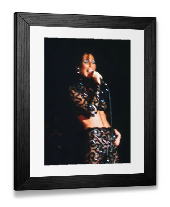 Framed Print : Cher Performing Framed Print : Cher Performing