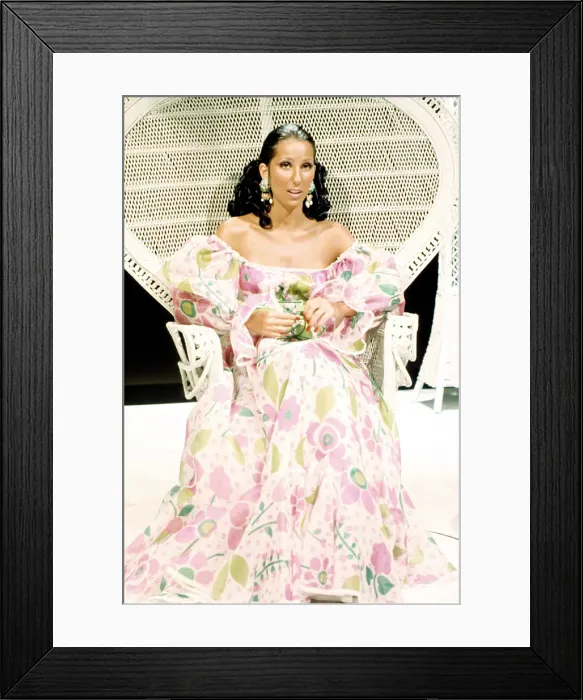 Framed Print : Cher Performing Framed Print : Cher Performing