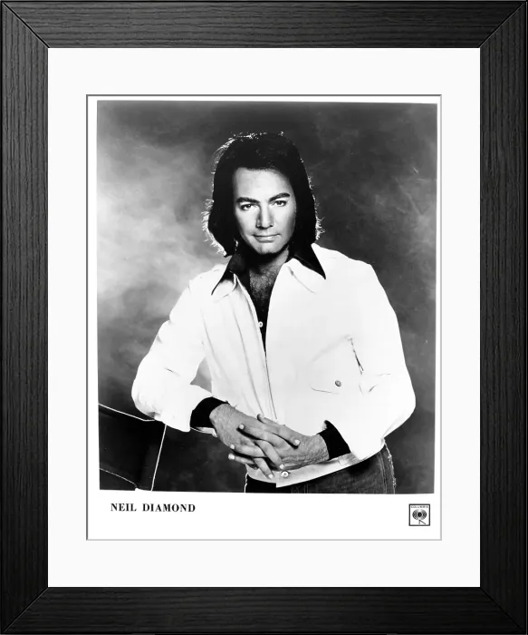 Framed Print : Neil Diamond Portrait Framed Print : Neil Diamond Portrait