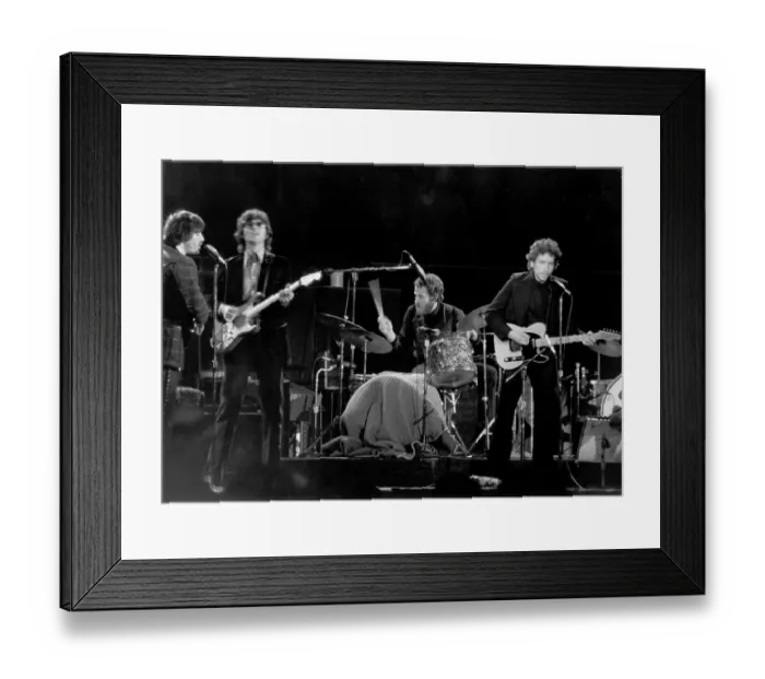 Framed Print : Bob Dylan & The Band
