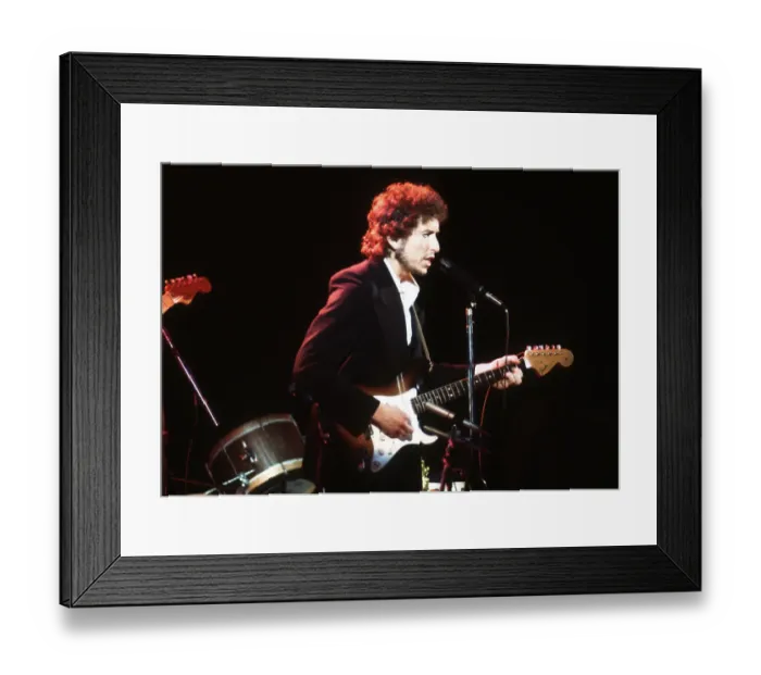 Framed Print : Bob Dylan Performing Framed Print : Bob Dylan Performing