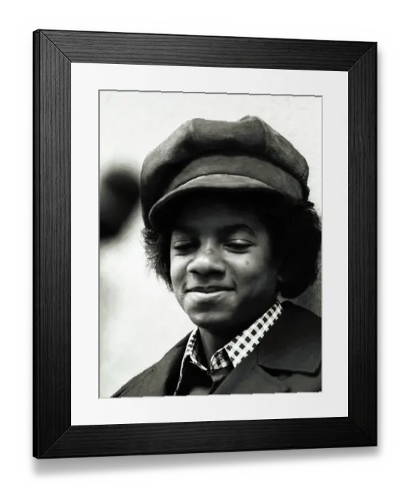 Framed Print : Michael Jackson Portrait With A Hat Framed Print : Michael Jackson Portrait With A Hat