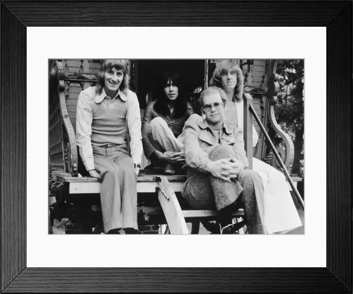 Framed Print : Elton John Group Framed Print : Elton John Group