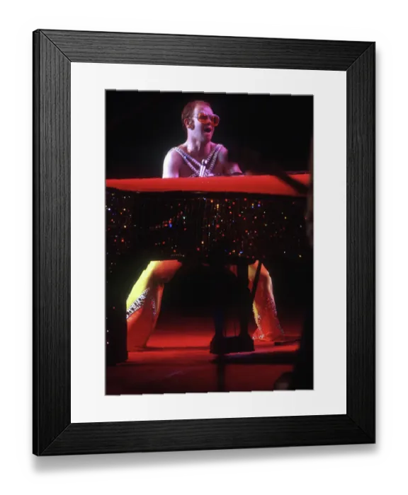 Framed Print : Elton John Performing Framed Print : Elton John Performing