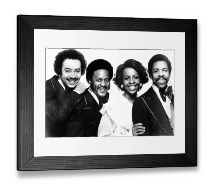 Framed Print : Gladys Knight & The Pips Portrait