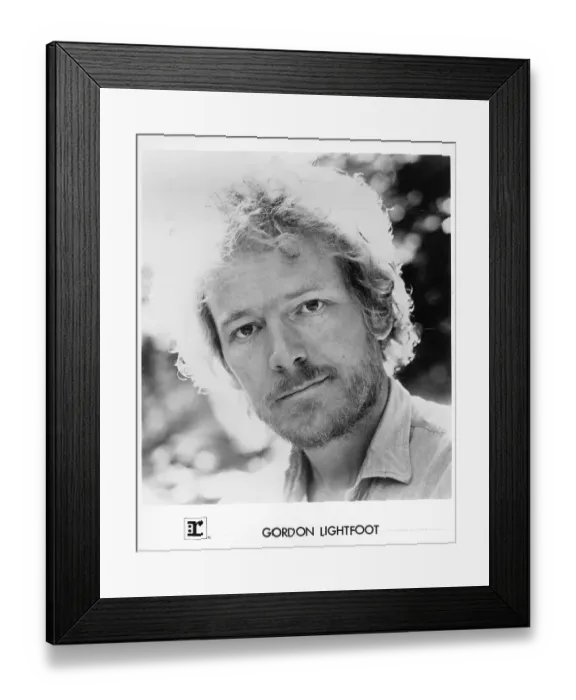 Framed Print : Gordon Lightfoot Portrait Framed Print : Gordon Lightfoot Portrait
