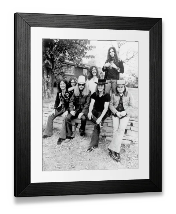 Framed Print : Lynyrd Skynyrd Portrait Framed Print : Lynyrd Skynyrd Portrait