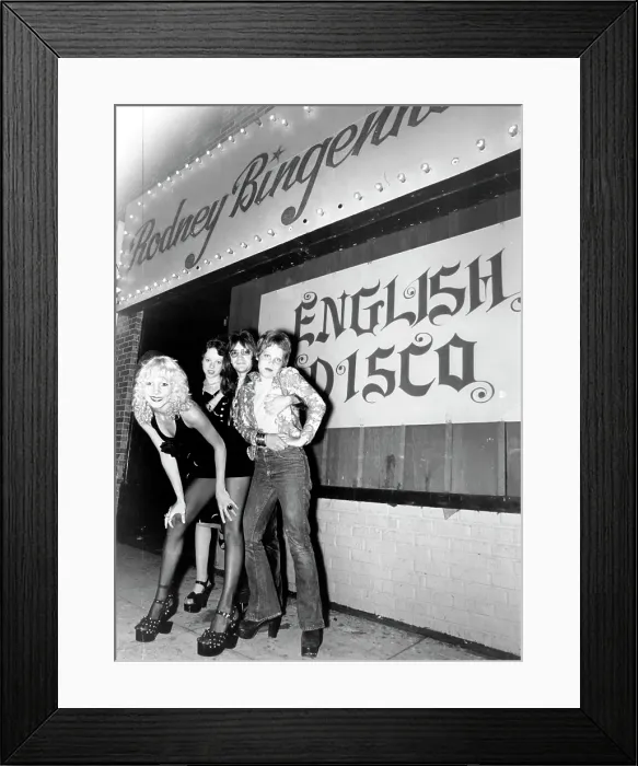 Framed Print : Celebrities At Rodney's English Disco Framed Print : Celebrities At Rodney's English Disco