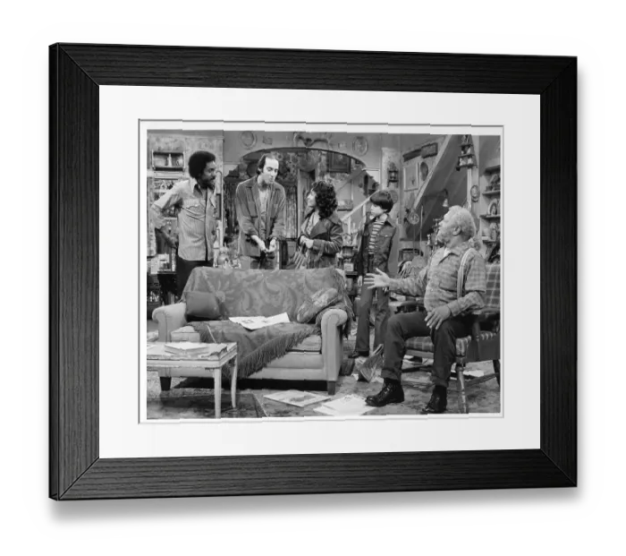Framed Print : Sanford & Son TV Still Framed Print : Sanford & Son TV Still