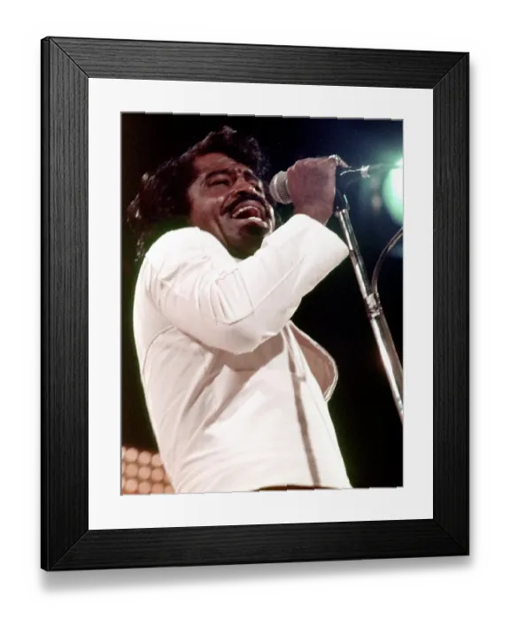 Framed Print : James Brown On The Midnight Special TV Show Framed Print : James Brown On The Midnight Special TV Show