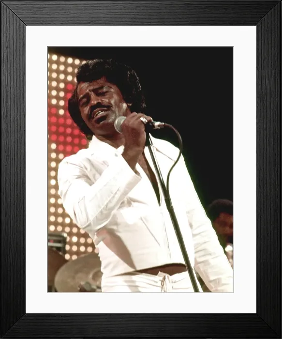 Framed Print : James Brown On The Midnight Special TV Show Framed Print : James Brown On The Midnight Special TV Show