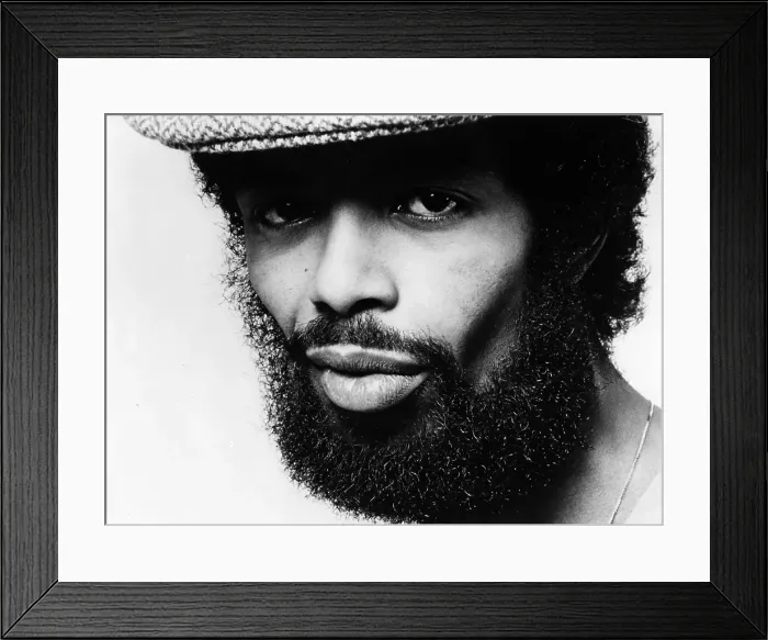 Framed Print : Gil Scott-Heron Portrait