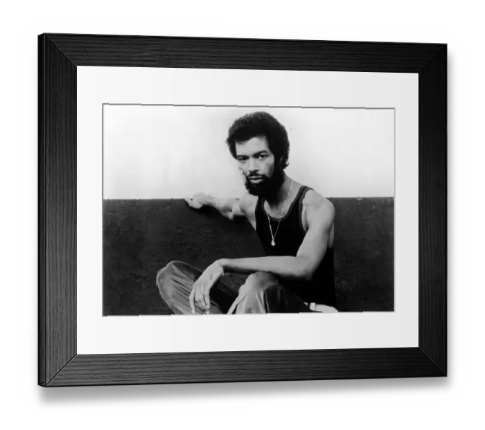 Framed Print : Gil Scott-Heron Portrait Framed Print : Gil Scott-Heron Portrait