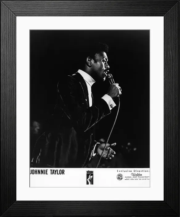 Framed Print : Johnnie Taylor Performing Framed Print : Johnnie Taylor Performing