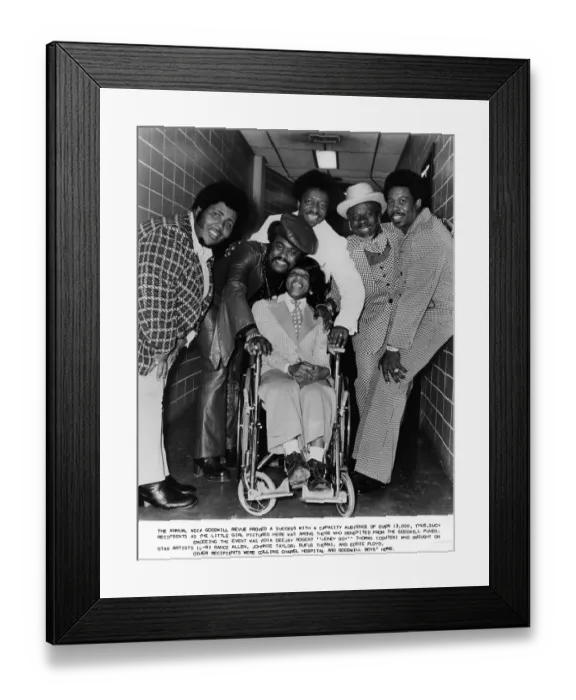 Framed Print : WDIA Goodwill Revue Backstage