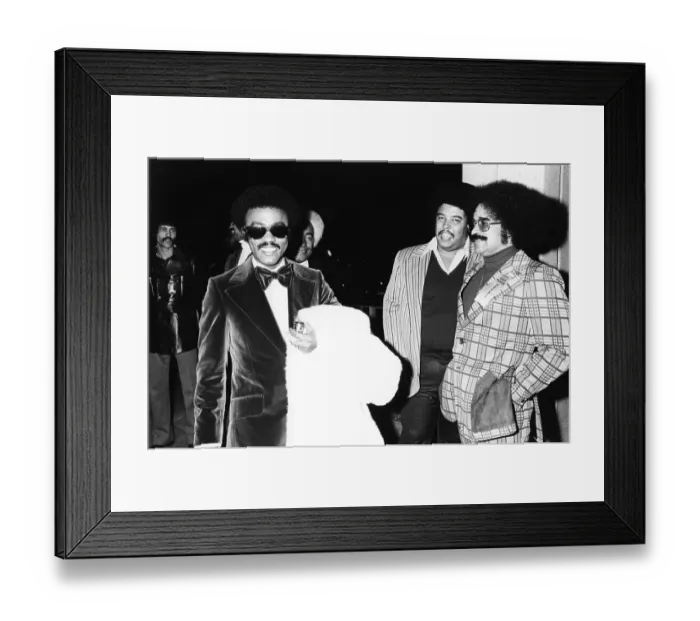 Framed Print : Johnnie Taylor Attends An Event Framed Print : Johnnie Taylor Attends An Event