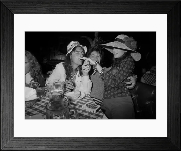 Framed Print : Alice Cooper And Micky Dolenz