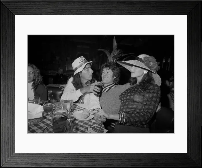Framed Print : Alice Cooper And Micky Dolenz Framed Print : Alice Cooper And Micky Dolenz