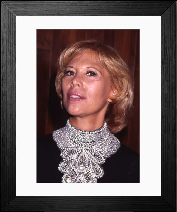Framed Print : Dinah Shore Attends an Event Framed Print : Dinah Shore Attends an Event