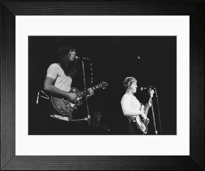 Framed Print : Bulldog. Lead guitarist Eric Thorngren (left) Framed Print : Bulldog. Lead guitarist Eric Thorngren (left)