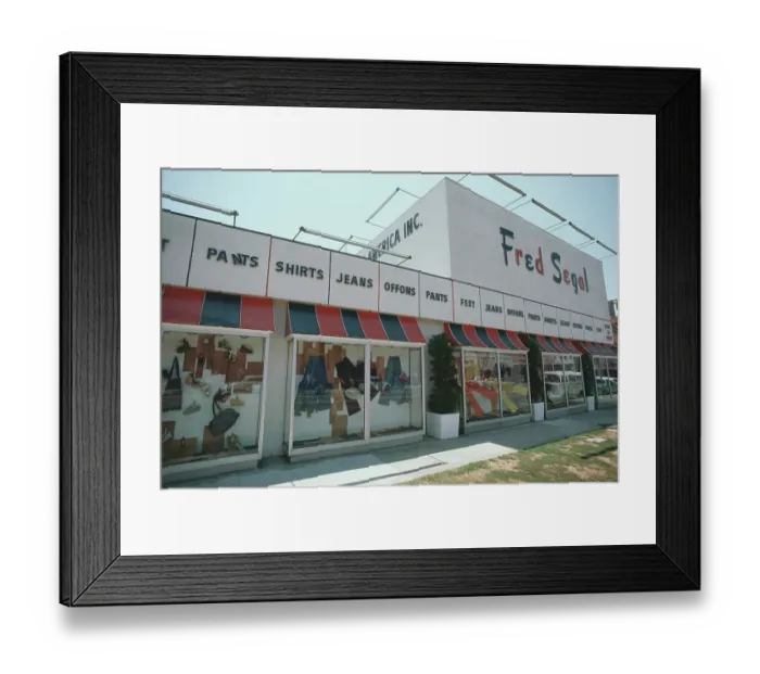Framed Print : Fred Segal Store Framed Print : Fred Segal Store