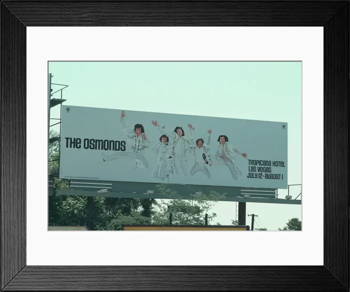 Framed Print : The Osmonds In Vegas Framed Print : The Osmonds In Vegas