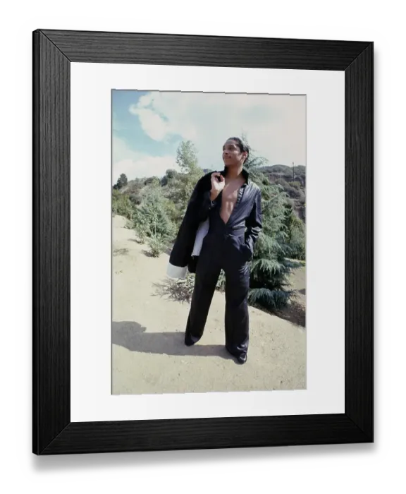 Framed Print : Soul Train Gang Dancer Framed Print : Soul Train Gang Dancer
