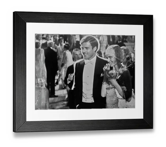 Framed Print : Robert Redford And Mia Farrow In The Great Gatsby Framed Print : Robert Redford And Mia Farrow In The Great Gatsby