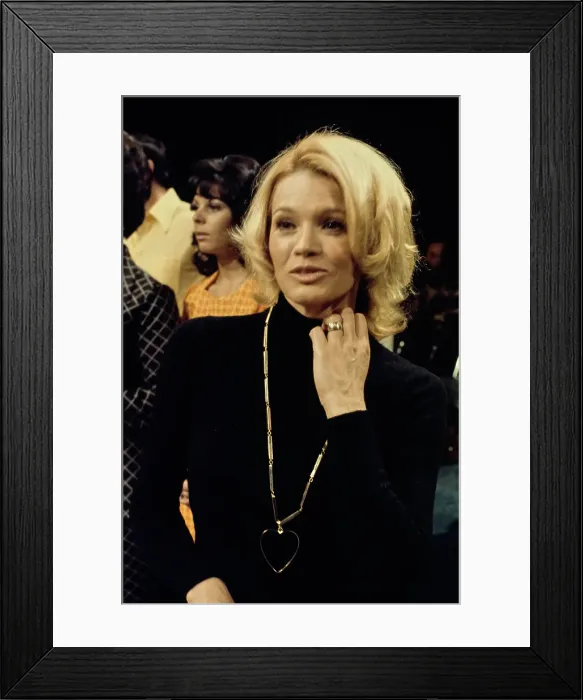 Framed Print : Angie Dickinson On Celebrity Bowling Framed Print : Angie Dickinson On Celebrity Bowling