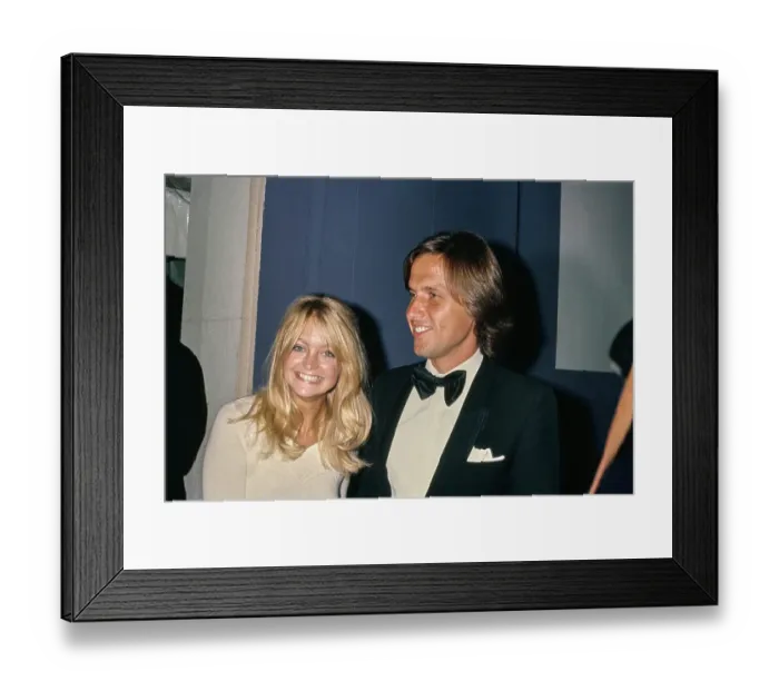 Framed Print : Goldie Hawn & Bruno Wintzell Framed Print : Goldie Hawn & Bruno Wintzell