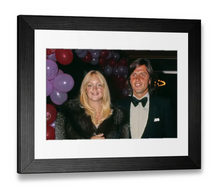 Framed Print : Goldie Hawn & Bruno Wintzell Framed Print : Goldie Hawn & Bruno Wintzell