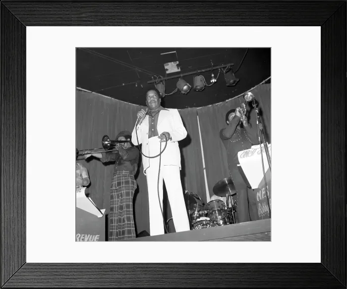 Framed Print : Bobby Bland Performing At The Whisky Framed Print : Bobby Bland Performing At The Whisky