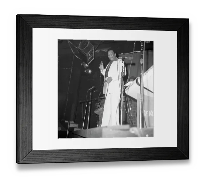 Framed Print : Bobby Bland Performing At The Whisky Framed Print : Bobby Bland Performing At The Whisky