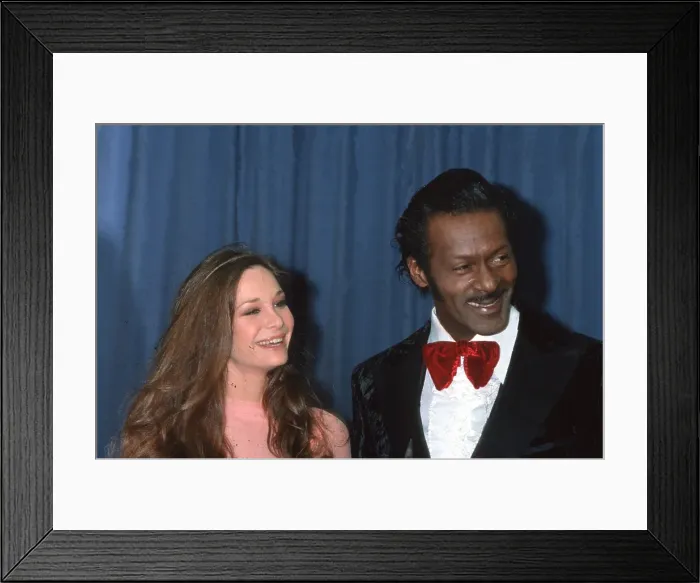 Framed Print : Chuck Berry Attends An Event Framed Print : Chuck Berry Attends An Event