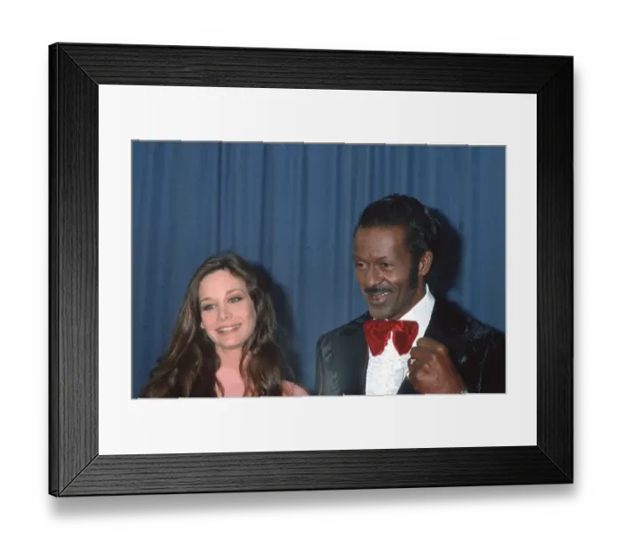 Framed Print : Chuck Berry Attends An Event Framed Print : Chuck Berry Attends An Event