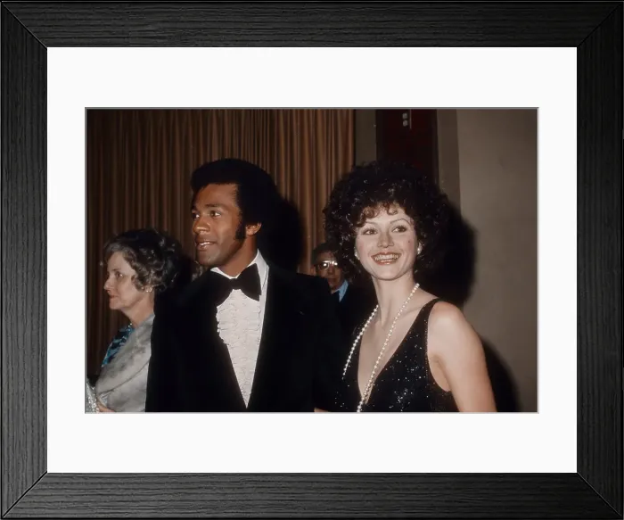 Framed Print : Clifton Davis And Victoria Principal Framed Print : Clifton Davis And Victoria Principal