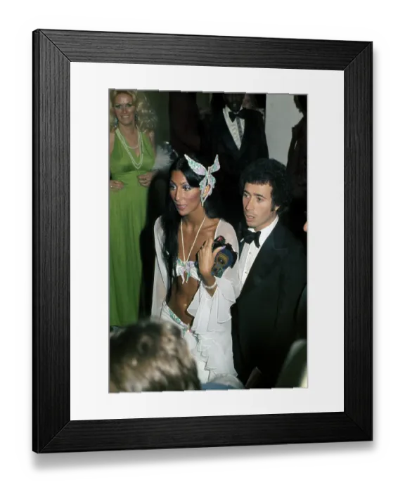 Framed Print : Cher And Geffen At Grammys Framed Print : Cher And Geffen At Grammys