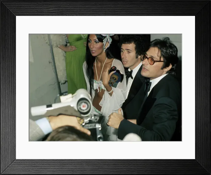 Framed Print : Cher And Geffen At Grammys Framed Print : Cher And Geffen At Grammys