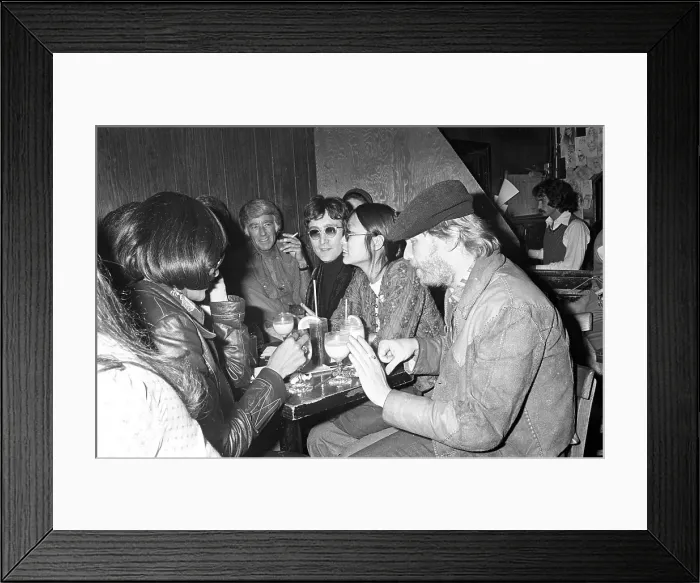 Framed Print : Beatle Lennon Turns Heckler, March 1974 Framed Print : Beatle Lennon Turns Heckler, March 1974