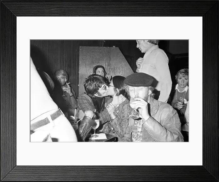 Framed Print : Lennon Turns Heckler Framed Print : Lennon Turns Heckler