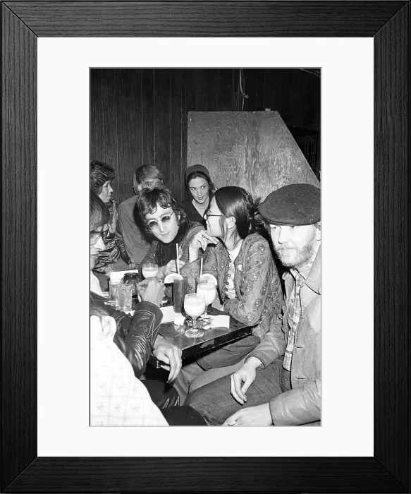 Framed Print : Beatle Lennon Turns Heckler, March 1974 Framed Print : Beatle Lennon Turns Heckler, March 1974