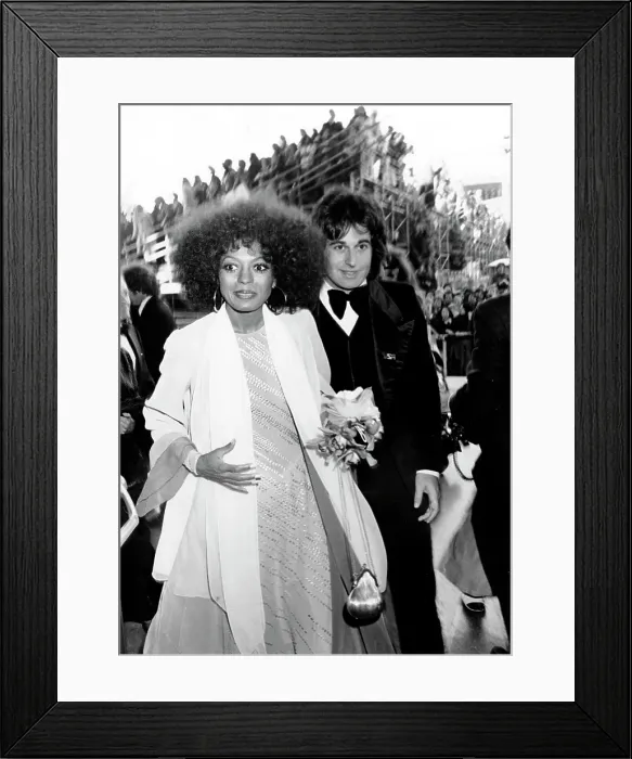 Framed Print : Diana Ross And Robert Silberstein Framed Print : Diana Ross And Robert Silberstein