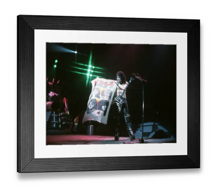 Framed Print : Kiss Performing Framed Print : Kiss Performing