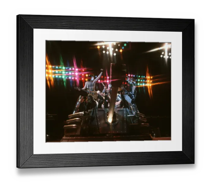 Framed Print : Kiss Performing Framed Print : Kiss Performing